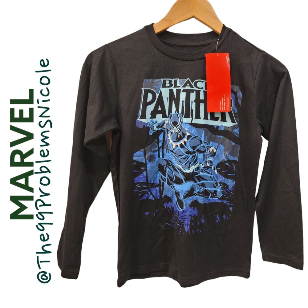 Boys Marvel Black Panther Shirt
